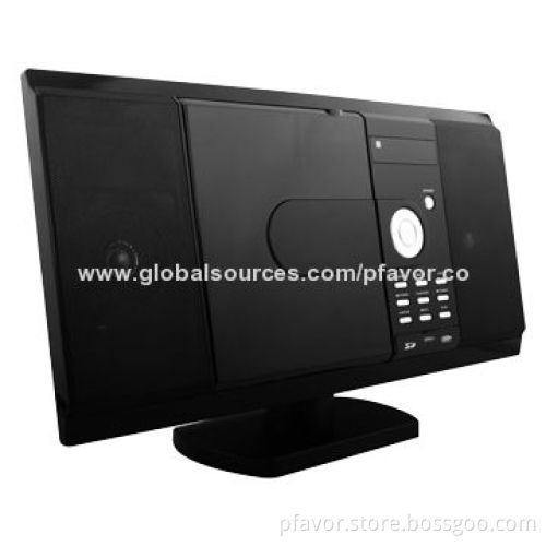 DVD Micro Hi-Fi Component System, Modern Design with USB, Bluetooth Optional
